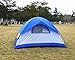 USA STAR Mountain Waterproof Tent Dome Outdoor Camping Instant Tents for Camping 2 Person White Blue