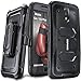 COVRWARE Moto G4 / G4 Plus (4th Gen 2016) [Aegis Series] w/ Built-in [Screen Protector] Heavy Duty Full-Body Rugged Holster Armor Case [Belt Clip][Kickstand]NOT FIT Moto G4 Play Black