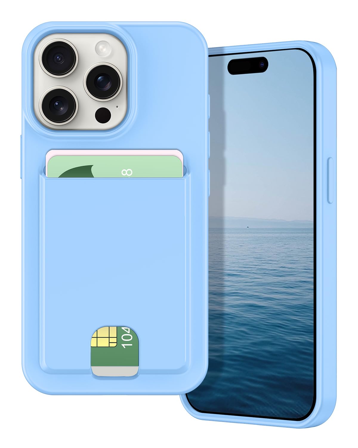 Petocase for iPhone 15 Pro Max Wallet Case Card