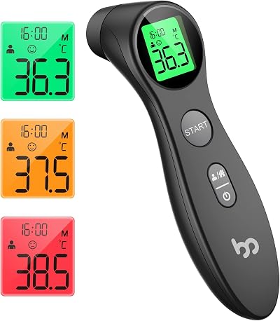 femometer Forehead Thermometer No-Touch Infrared LCD Display