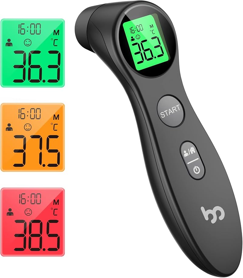 femometer Forehead Thermometer No-Touch Infrared LCD Display