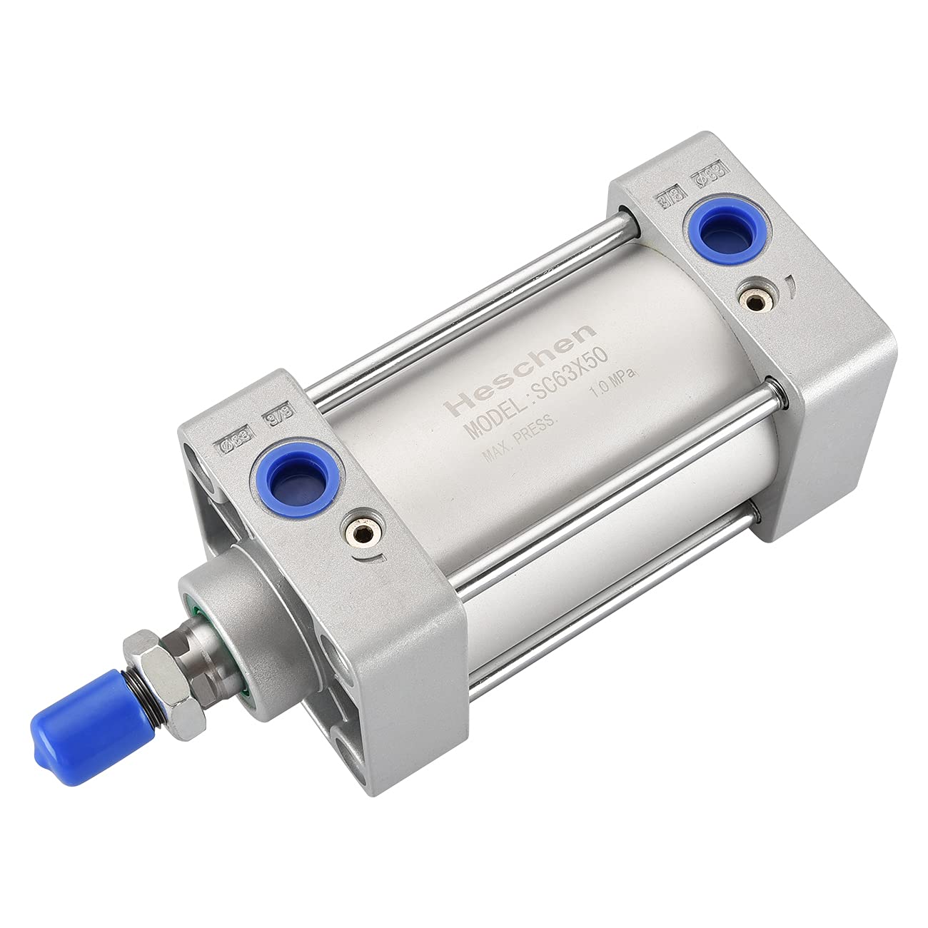 Heschen Pneumatic Standard Cylinder, SC 63-50, PT3/8'' Port, 63mm Bore, 50mm Stroke, Double Acting