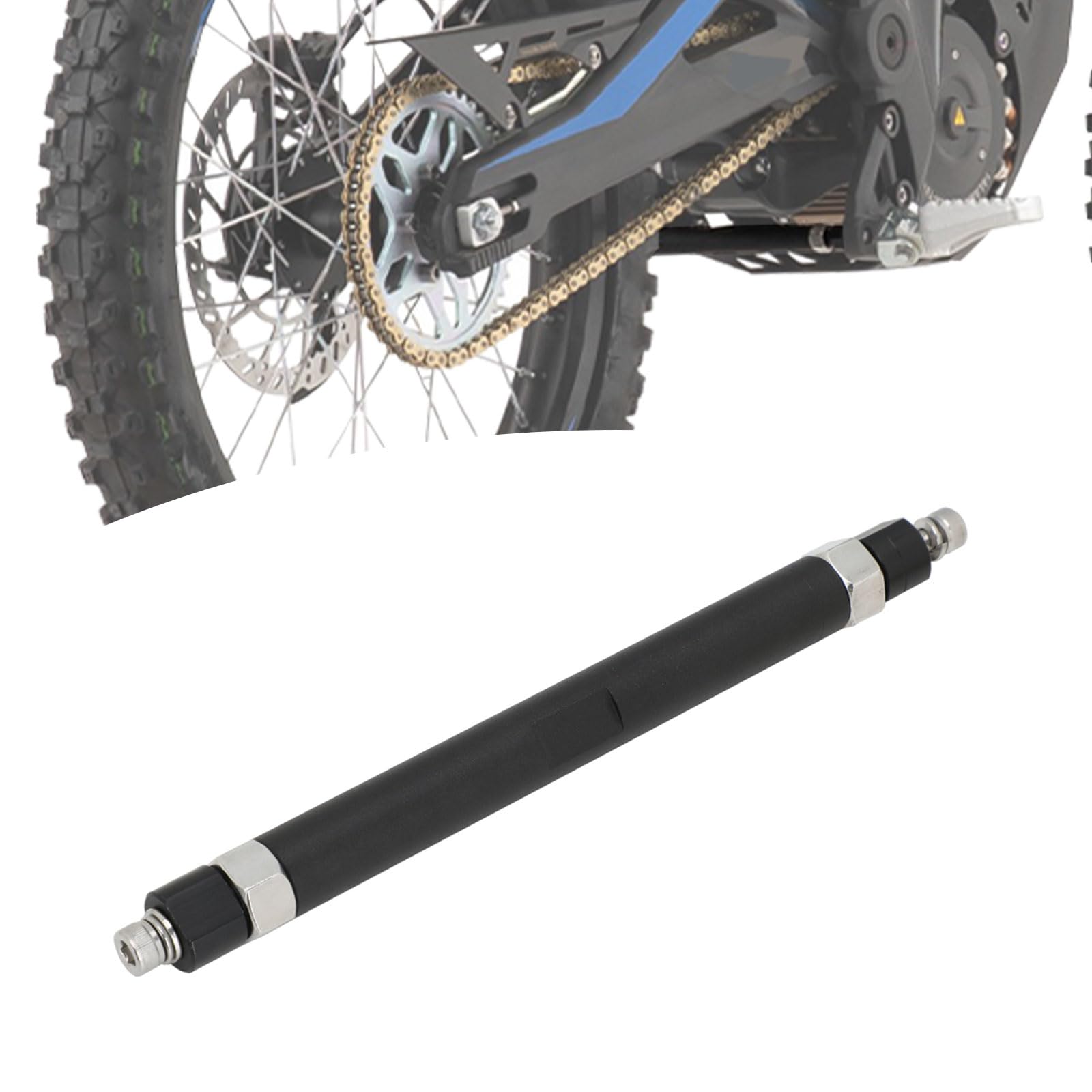 Photo 1 of CHANGCHENG Motorcycle Foot Bracket Foot Pegs Bracket Brace CNC Aluminum Electric Dirt Bike Foot Support Rod for Talaria Sting MX3 MX4 MX5