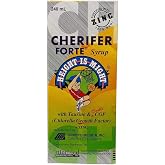 Cherifer Forte Syrup Fortified with Zinc with Taurine and Double Chlorella Growth Factor + Zinc Orange Flavor 240 ml