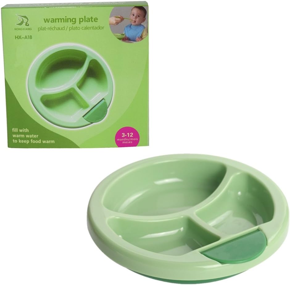 Siddhi Collection Unbreakable Baby Feeding Food Insulation Bowl,Warming Plate Dividing Dish