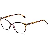 Foster Grant Women's Karleen Pop of Power Bifocal Style Blue Light Cat-Eye Reading Glasses