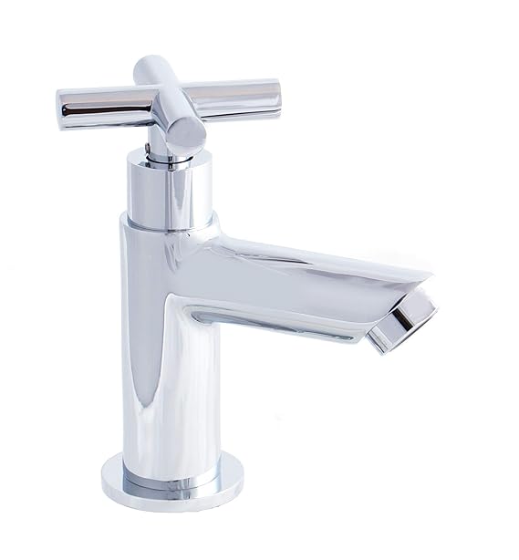 Bad Kaltwasser Armatur Standventil Wasserhahn mit einem Anschlussschlauch