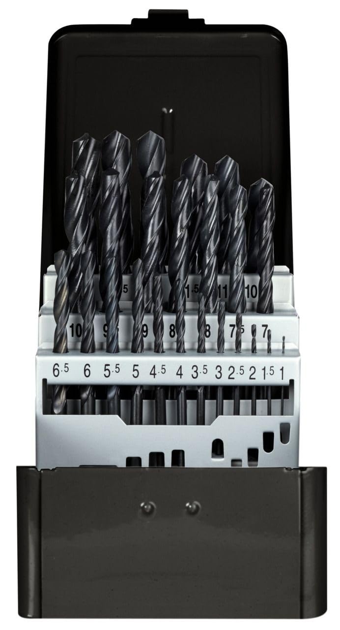 GEDORE Red Twist Drill Bit Set Thread-Rolled 25-Piece