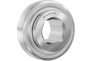 NOOTO W208PPB6 Disc Harrow Bearing 1" Square Bore Replaces DS208TT6 16S5-208E3 1AS08-1 G11079 14-22-63 T15820 710152 11025130M1 6519831 834367M1 20H5836 552-207