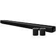 YAMAHA True X 40A Home Theater Bundle - True X BAR 40A Sound Bar with Dolby Atmos, Alexa Built-in + Pair of Speaker 1A Portable, Wireless, Surround Sound Speakers with Bluetooth. Black