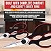 Chef Remi Latest Kitchen Scissors - Multi Purpose Utility Shears for Chicken, Poultry, Fish, Meat, Vegetables, Herbs and BBQ - As Sharp As Any Knife