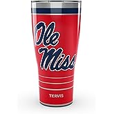 Tervis Traveler Ole Miss Rebels - MVP Triple Insulated Tumbler Travel Cup Keeps Drinks Cold & Hot, 30oz, Stainless Steel