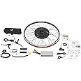 48V 2000W Ebike Electric Bicycle Conversion Kit, 27.5 Inch Rear Wheel Electric Bike Conversion Kit, Powerful Cycling Brushless Rear Hub Motor Kit with LCD Power Display, 5 Speed Gears
