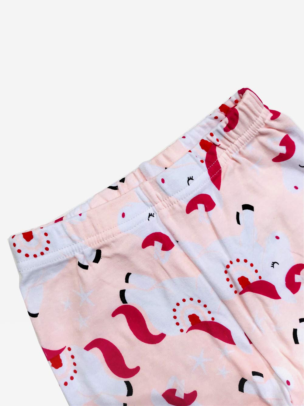 LitBud Girls Chirstmas Pajamas Sleepwears 2pcs Long Sleeves Tops Pjs Nightwear + Pants Sets for Toddler Kid Size 5-6 Years 6T Thanksgiving Gifts