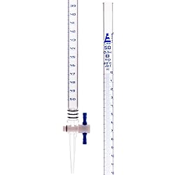 EISCO 50mL Acrylic Burette - Class B - 0.1mL Blue