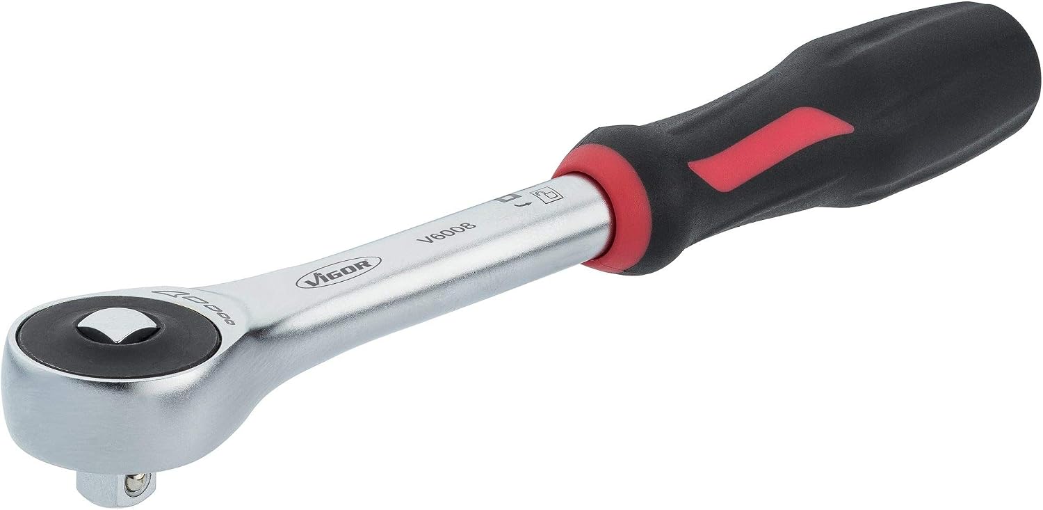 Vigor V6008 360° Rotary Handle Reversible Ratchet, Multicolor - Image 4