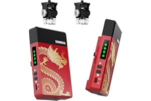 Shimbol TP MINI Wireless Video Transmission System with Hot Shoe Mount,HDMI Transmitter and Receiver 600FT Transmission Range 0.07S Low Latency HDMI Loop-out Design