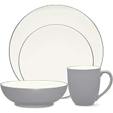 Noritake Colorwave Slate 4-Piece Coupe Place Setting, Service for 1