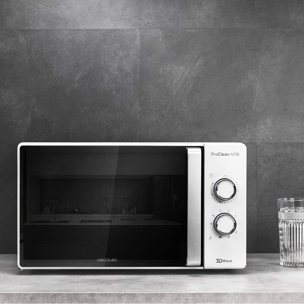 Cecotec Microondas Plateado ProClean 4110 con Grill con ...