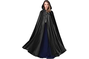 BEAUTELICATE Women's Wedding Hooded Cape Bridal Cloak Poncho Full Length