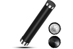 wanbro Cigar Tube with Humidor, Air Tight, Smell Proof, Portable Cigar Travel Case build in Humidifier, Gift for men (6 inches & 60 ring gauge)