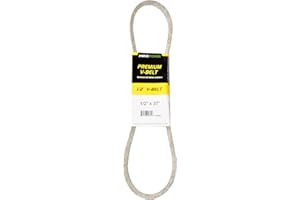 Maxpower, 1/2" x 37" 347480 Premium Belt Reinforced with Kevlar Fiber Cords, Brown
