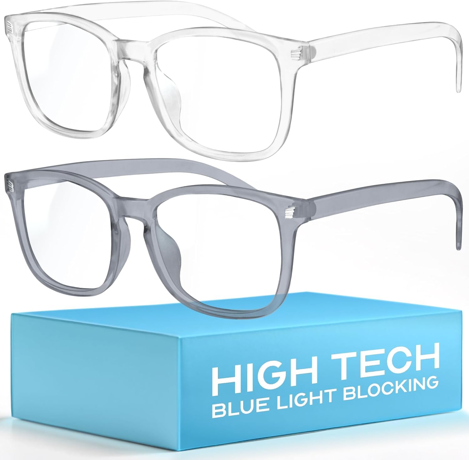 Photo 1 of livho High Tech Blue Light Glasses - Advanced up to 99% Blue Light Blocking Computer Glasses - Screen Fatigue & UV Protection