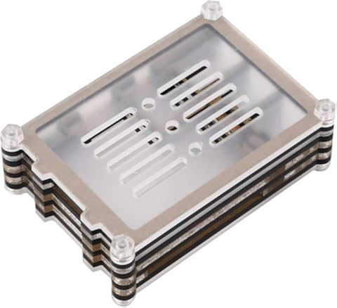 DAILY Dailyinshop Caja de Caja de acrílico Transparente de 1 Capa de 9 Capas para Raspberry Pi 2
