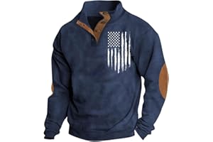 OIOLOYJM Sweatshirts for Mens Fashion Button Fleece Sherpa Long Sleeve Stand Collar Loose Pullover Vintage Sweatshirt Tops