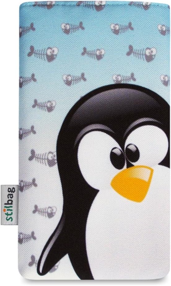 stilbag Pouch 'MIKA' for HTC Desire 626G – Design: Ice Penguin