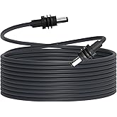 DC5521 Power Extension Cable for Starlink Mini,10FT 25FT 50FT 16AWG Waterproof DC 5521 Cord, DC Male to Male Extension Cable for Starklink Mini Work with 20V/65W+ PD Source (Male to Male 25FT)