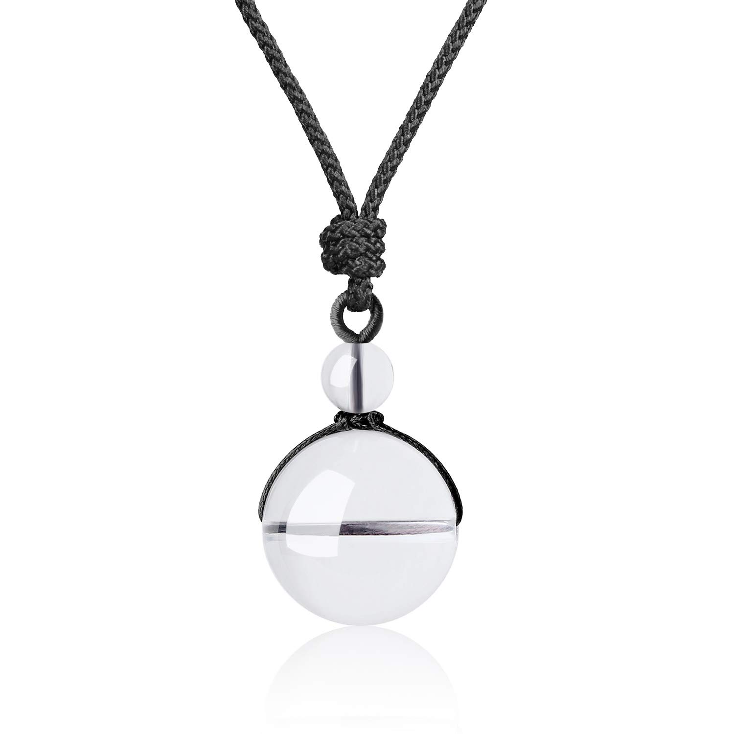COAI Genuine Clear Quartz Necklace for Women Men, Women's Crystal Necklace — image 1