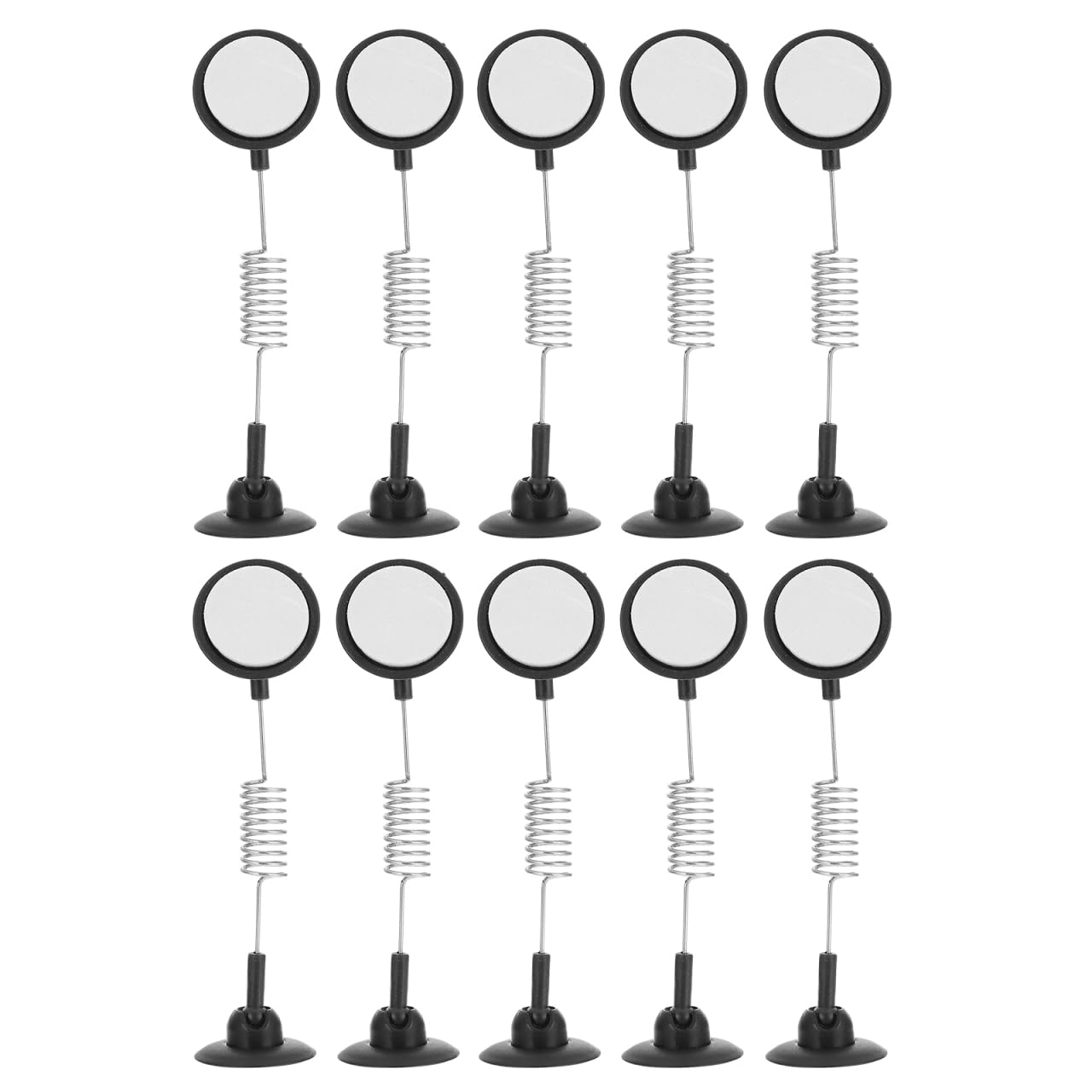 FUNOMOCYA 10Pcs Advertising Clips Label Clips for Tags Display Holders Sign Holder Clamps for Supermarket Office and Shop Displays