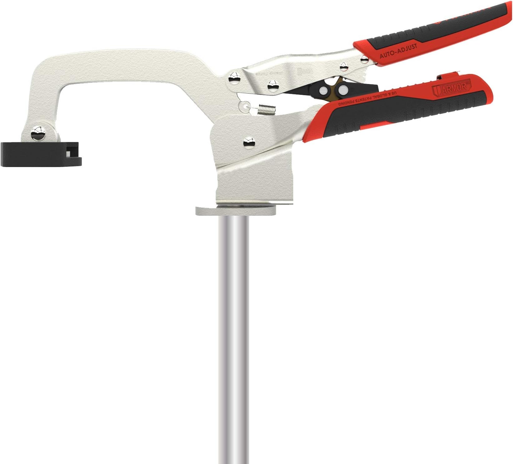 ARMOR TOOLDrill Press Clamp - 6" Weld Table Clamp with Auto Adjust Design & Comfortable Grips - 6DP-70W