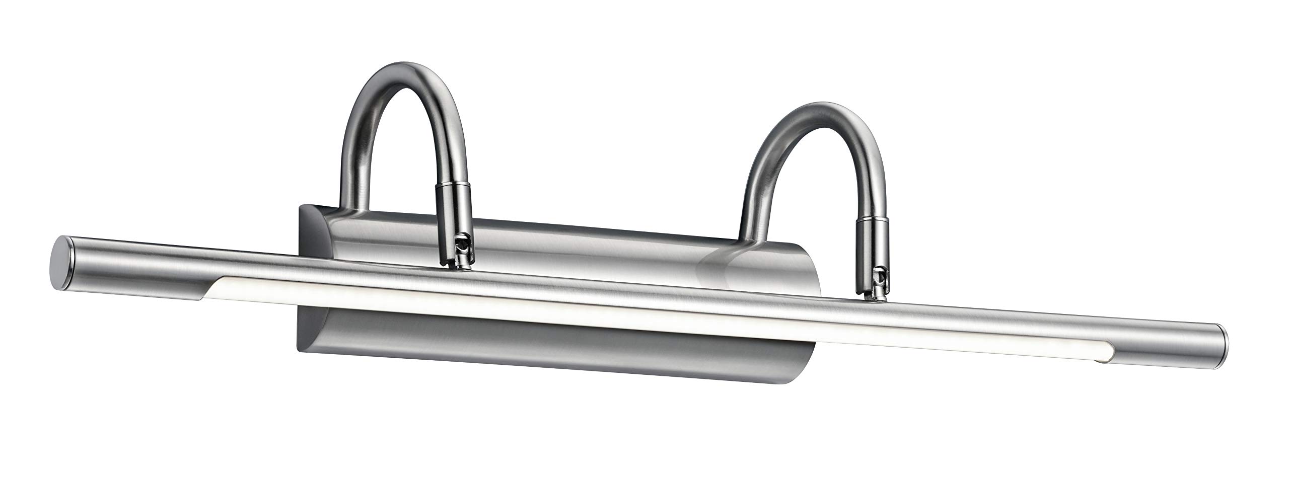 Trio Leuchten Cuadro 225210107 Wall Light Metal Nickel Matt with 8 Watt LED