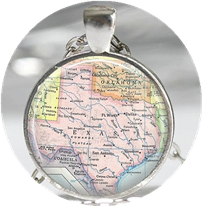 Texas Necklace Map Jewelry Home Necklace Texas Jewelry Jewelry