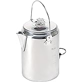 Stansport Aluminum Percolator Coffee Pot with Wire Handle