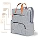 Diaper Bag Backpack by Kute 'n' Koo - New Enhanced Version - Designer Diaper Bag with 18 Handy Pockets, Stroller Straps, Changing Pad and 5 Stunning Colors (1st Generation, French Stripe)