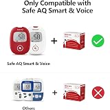 Sinocare Safe AQ Blood Glucose Test Strips 50pcs for Safe AQ Smart/Voice view 3