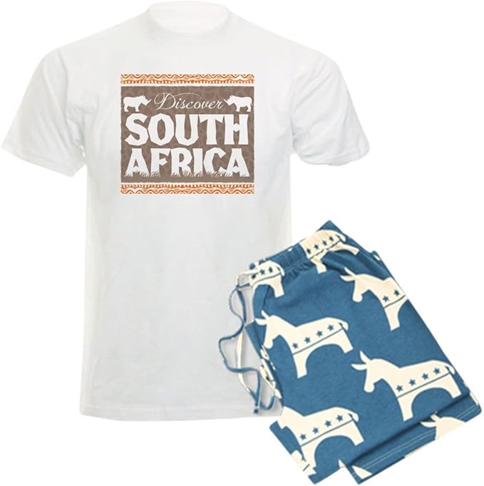 CafePress Discover South Africa Pajamas Unisex Novelty Cotton