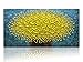 Desihum-Yellow Flowers Oil Painting Modern Floral Canvas Wall Art Hand Painted for Living Room Bedroom Dinning Room (24