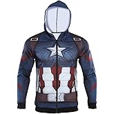 WKDFOREVER 3D Captain Fashion Cosplay Hoodie Jacket