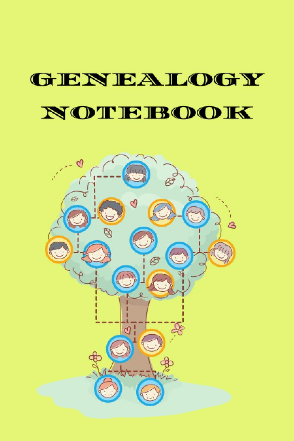 Genealogy Notebook: A workbook for genealogist searching for family and ancestors-108 lined page notebook