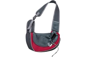 Pet Sling Carrier, Dog Carrier Sling for Small Dogs and Cats, Adjustable Padded Shoulder Tote Bag Outdoor Travel Shoulder Pet