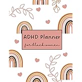 ADHD Planner for Black Women: Guided Journal to Improve Executive Functioning: Self-Help Workbook for Managing ADHD in Women