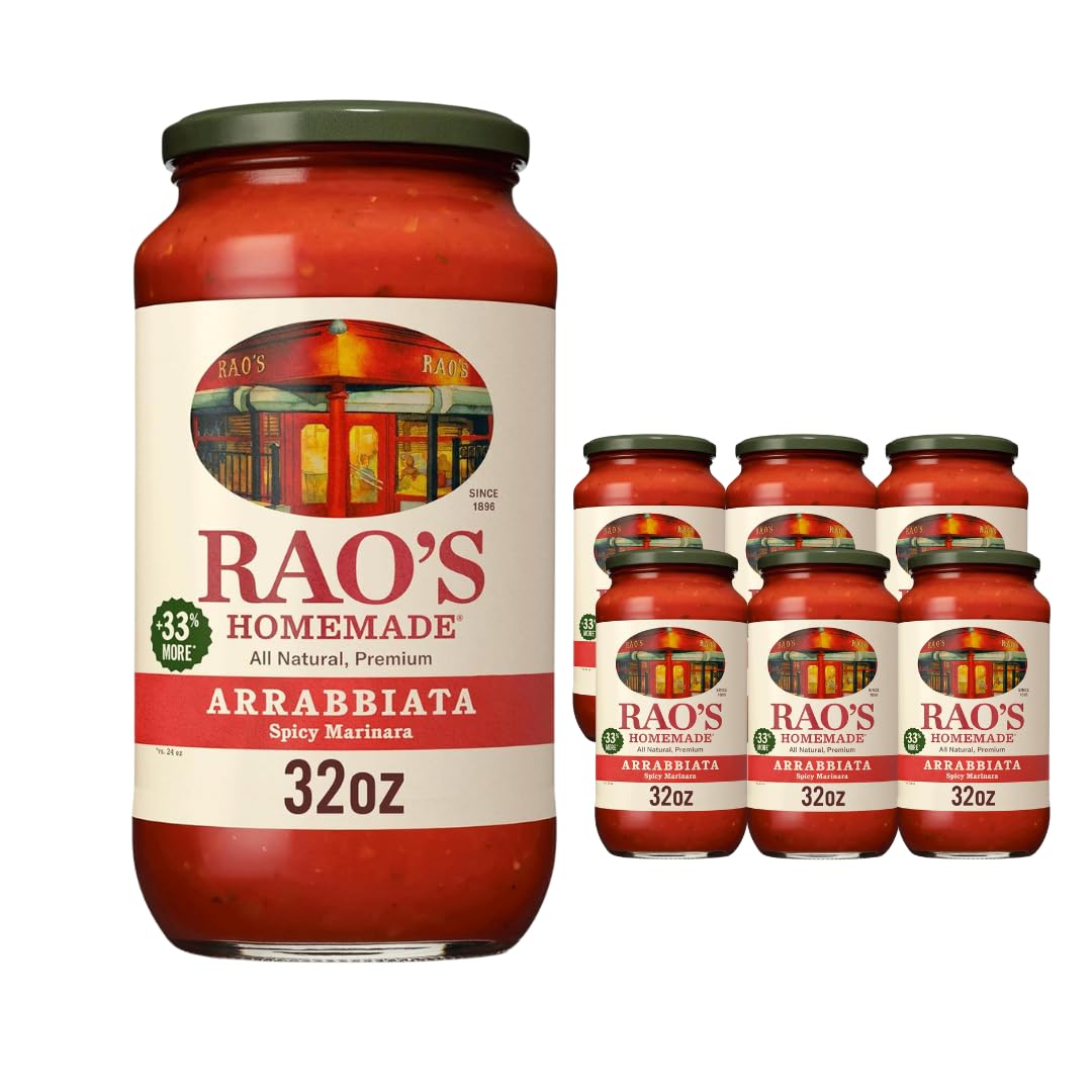 Rao's Homemade All Natural Arrabbiata Sauce, 32 Ounce (Pack of 6) Image