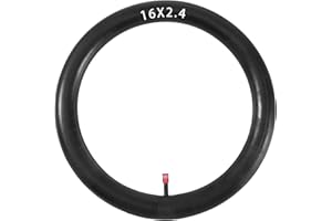 KAMIER 16x2.4/2.125 Inner Tube Straight Valve Stem Replacement for Razor MX650 MX500 SX500 Mcgrath Dirt Bike Front Tire Tube EcoSmart Metro Cargo SUP Electric Scooter Kids Off Road Motocross Parts