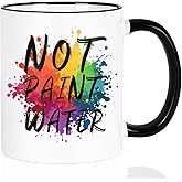 YHRJWN Not Paint Water Artist Gifts Coffee Mug, Funny Art Teacher Gifts for Professor, Educator Appreciation, Retirement, Christmas Teachers' Day Birthday Teacher Mug Gift,11Oz