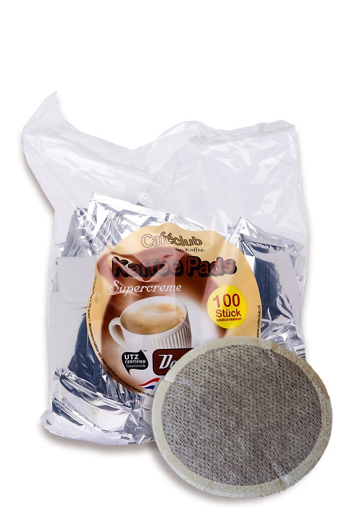 Caféclub Supercreme Megabeutel Dark Roast (100 Port.)