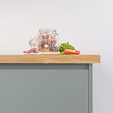 domli Solid Oak Kitchen Worktop 2000mm x 620mm x 40mm Premium Timber view 4